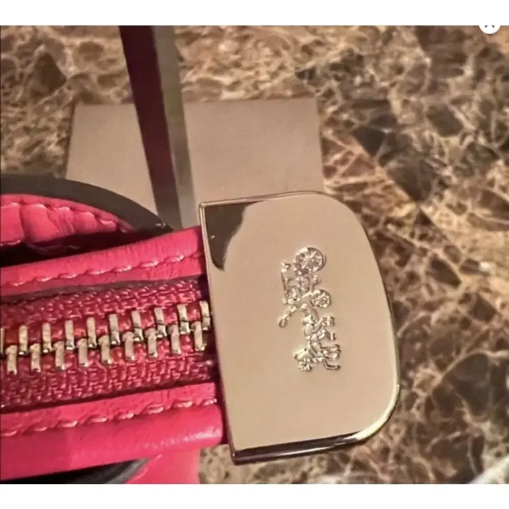 COACH Blake Flap Turnlock Leather Satchel, RETAILS $550 - Picture 12 of 13